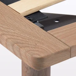 Best Muji Lit plateforme simple en noyer