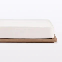 Best Muji Lit plateforme simple en noyer