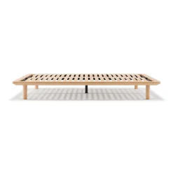 Best Muji Lit plateforme super king en chêne
