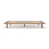Muji Lit plateforme super king en noyer