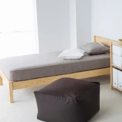 Online Muji Lit simple en pin Tête de lit plateforme simple en chêne