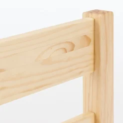 Online Muji Lit simple en pin Tête de lit plateforme simple en chêne