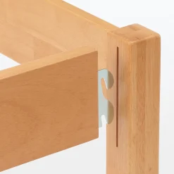 Online Muji Lit super king plaqué en bois d'hévéa