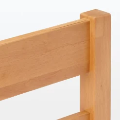 Online Muji Lit super king plaqué en bois d'hévéa