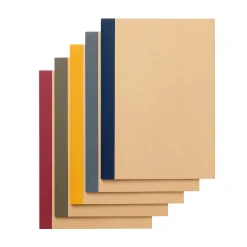 Hot Muji Lot de 5 carnets en papier d`arbres de plantation (B5)