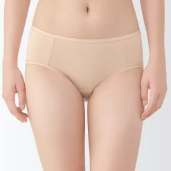 New Muji Lot de 3 culottes de bain en fil recyclé pour femme Abricot