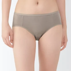 New Muji Lot de 3 culottes de bain en fil recyclé pour femme Abricot