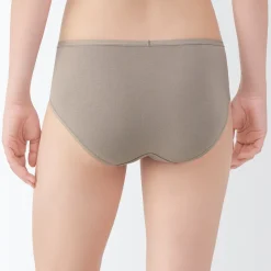 New Muji Lot de 3 culottes de bain en fil recyclé pour femme Abricot