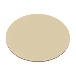 Best Muji Lot de 4 dessous de verre en cuir recyclé, Gris Cendré