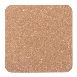 Best Muji Lot de 4 dessous de verre rectangulaires en cuir recyclé, Eukalyptus