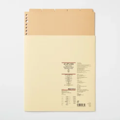 Clearance Muji Lot de 5 intercalaires en kraft A4