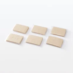 Sale Muji Lot de 6 mouchoirs de poche non blanchis