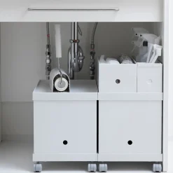 New Muji Lot de 4 roulettes pour boîtes PP