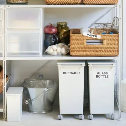 New Muji Lot de 4 roulettes pour boîtes PP