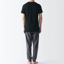 Sale Muji Lot de 2 t‐shirts col rond en coton sans couture latérale pour homme