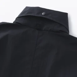 Hot Muji Manteau à capuche amovible déperlant pour femme