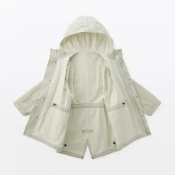 Sale Muji Manteau à capuche en toile de coton léger pour homme