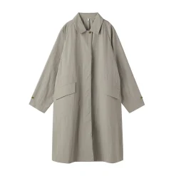 Outlet Muji Manteau à col montant déperlant pour femme
