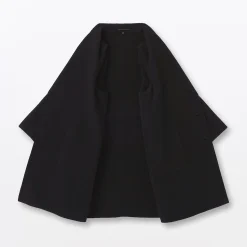 Outlet Muji Manteau Chesterfield en mélange de laine mérinos pour homme