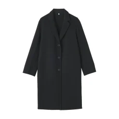 Muji Manteau Chesterfield en mélange de laine mérinos pour femme