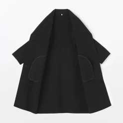 Muji Manteau Chesterfield en mélange de laine mérinos pour femme