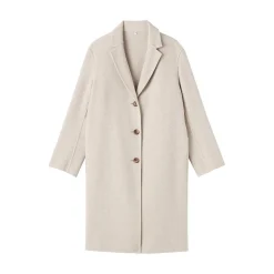Muji Manteau Chesterfield en mélange de laine mérinos pour femme