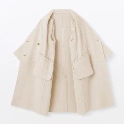 Clearance Muji Manteau croisé en cachemire recyclé pour femme