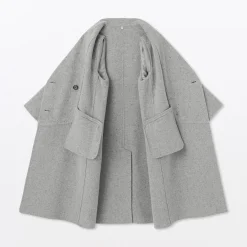 Clearance Muji Manteau croisé en cachemire recyclé pour femme