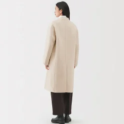 Clearance Muji Manteau croisé en cachemire recyclé pour femme