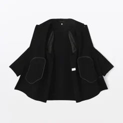 Clearance Muji Manteau droit en cachemire recyclé pour homme