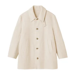 Clearance Muji Manteau droit en cachemire recyclé pour homme