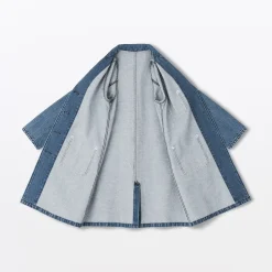 Best Muji Manteau en denim mélangé kapok pour femme