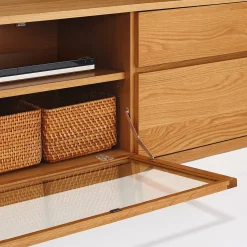 Outlet Muji Meuble TV en noyer ‐ Grand