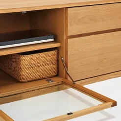 Hot Muji Meuble TV en noyer ‐ Moyen