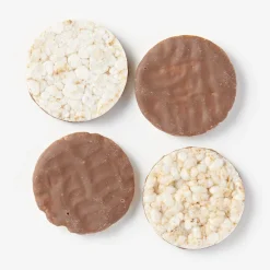 New Muji Mini‐galettes de riz enrobées de chocolat au lait