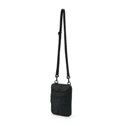 Outlet Muji Mini‐sacoche à bandoulière déperlante avec porte‐stylo Noir