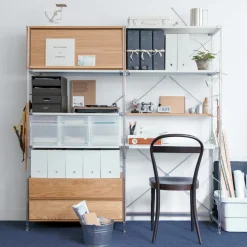 Clearance Muji Montant additionnel en acier inoxydable ‐ Grand format