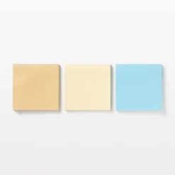 Best Muji Notes adhésives unies carrées Bleu