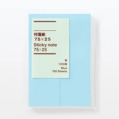 Online Muji Notes autocollantes en papier kraft ‐ Unies, lot de 2 Bleu