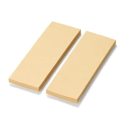 Outlet Muji Notes autocollantes entièrement adhésives en papier kraft - Unies, lot de 2
