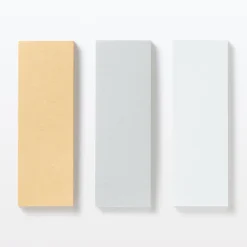 Outlet Muji Notes autocollantes entièrement adhésives en papier kraft - Unies, lot de 2