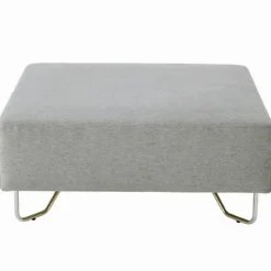 Clearance Muji Ottomane de canapé modulable gris clair (Dont Eco‐part. 4,30 €)