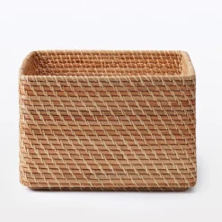 Discount Muji Panier carré en rotin L35X P36X H24cm