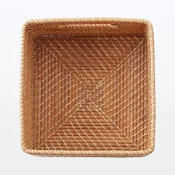 Discount Muji Panier carré en rotin L35X P36X H24cm