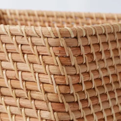 Hot Muji Panier carré en rotin L35xP36xH16cm