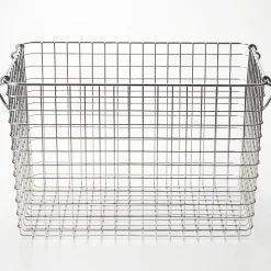 Muji Panier en fil d'acier inoxydable L37X P26X H24cm