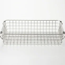 Sale Muji Panier en fil d'acier inoxydable L37X P26 XH8 cm