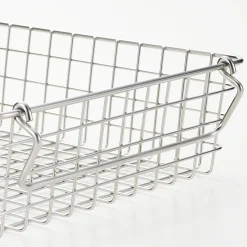 Sale Muji Panier en fil d'acier inoxydable L37X P26 XH8 cm