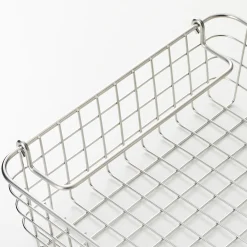 Sale Muji Panier en fil d'acier inoxydable L37X P26 XH8 cm