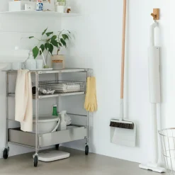 Sale Muji Panier en fil d'acier inoxydable L37X P26 XH8 cm